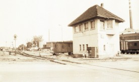 "Nastawnia na stacji Żnin", 1984. Fot. J. Szeliga. Numer inwentarzowy:...